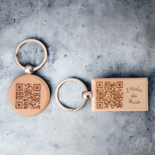 Porte clés en bois