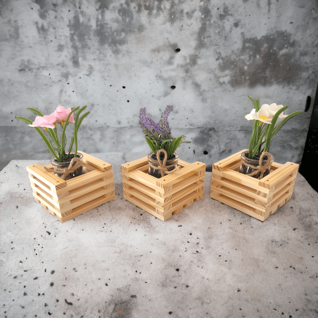 Bac en bois (lot de 2)